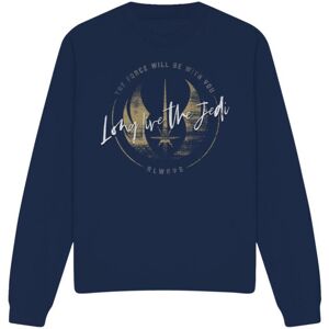(XL, Navy) Star Wars Unisex Adult Long Live The Jedi Obi Wan Kenobi Sweatshirt (XL, Navy) Star Wars Unisex Adult Long Live The Jedi Obi Wan Kenobi Sweatshirt