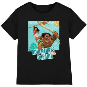 Disney (12-13 Years, Black) Moana Childrens/Kids Adventures In Oceania Maui Moana T-Shi Disney (12-13 Years, Black) Moana Childrens/Kids Adventures In Oceania Maui Moana T-Shi