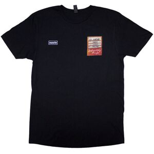(M, Black) Oasis Definitely Maybe AAA Setlist T Shirt (M, Black) Oasis Definitely Maybe AAA Setlist T Shirt