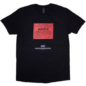 (XXL, Black) Oasis Definitely Maybe Ticket Stub T Shirt (XXL, Black) Oasis Definitely Maybe Ticket Stub T Shirt