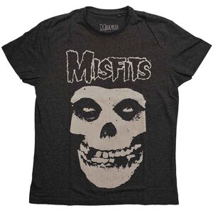 (XS, Black) Misfits Logo And Fiend Band Logo T Shirt (XS, Black) Misfits Logo And Fiend Band Logo T Shirt