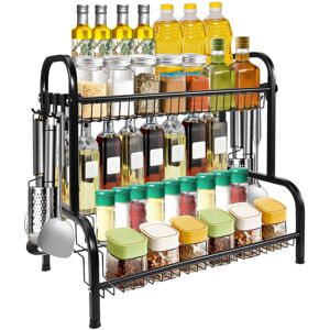 Unbranded Spice Rack Organiser Kitchen Spice Storage Condiments for kitchen Unbranded Spice Rack Organiser Kitchen Spice Storage Condiments for kitchen