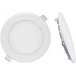 (2 Pack) LOWENERGIE 9w LED Round Ceiling Panel Light White Recessed Down Lightin (2 Pack) LOWENERGIE 9w LED Round Ceiling Panel Light White Recessed Down Lightin