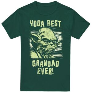 (L, Forest Green) Star Wars Mens Best Grandad Yoda Comic T-Shirt (L, Forest Green) Star Wars Mens Best Grandad Yoda Comic T-Shirt