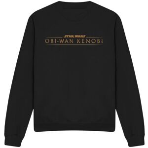 (XXL, Black) Star Wars Unisex Adult Obi Wan Kenobi Logo Sweatshirt (XXL, Black) Star Wars Unisex Adult Obi Wan Kenobi Logo Sweatshirt
