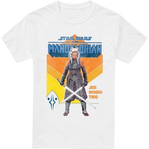 (S, White) Star Wars Mens Jedi Ahsoka T-Shirt (S, White) Star Wars Mens Jedi Ahsoka T-Shirt