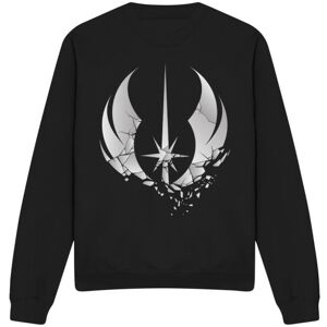 (L, Black) Star Wars Unisex Adult Jedi Obi Wan Kenobi Shattered Sweatshirt (L, Black) Star Wars Unisex Adult Jedi Obi Wan Kenobi Shattered Sweatshirt