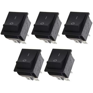 Tlily 5X AC 250V 16A 4 Pin ON/OFF I/O 2 Position DPST Snap in Boat Rocker Switch 28X21 Tlily 5X AC 250V 16A 4 Pin ON/OFF I/O 2 Position DPST Snap in Boat Rocker Switch 28X21