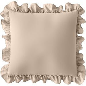 (Natural) Silentnight Supersoft Ruffle Cushion 45 x 45 cm (Natural) Silentnight Supersoft Ruffle Cushion 45 x 45 cm