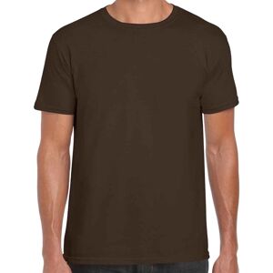 (M, Dark Chocolate) Gildan Mens Short Sleeve Soft-Style T-Shirt (M, Dark Chocolate) Gildan Mens Short Sleeve Soft-Style T-Shirt