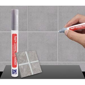 Unbranded (light grey) Waterproof White Tile Marker Pen for Grout and Gap Repair Unbranded (light grey) Waterproof White Tile Marker Pen for Grout and Gap Repair