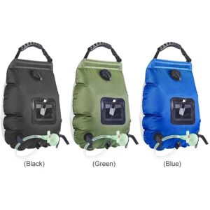Unbranded (black) 1 Pcs Water Bags 20L Outdoor Camping Hiking Solar Shower Bag Heating Cam Unbranded (black) 1 Pcs Water Bags 20L Outdoor Camping Hiking Solar Shower Bag Heating Cam