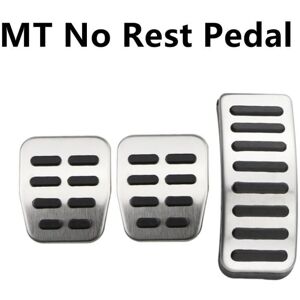 Unbranded (MT NO REST) Stainless Steel Car pedal Cover For A3 For VW Polo 6N 9N 6R Jetta M Unbranded (MT NO REST) Stainless Steel Car pedal Cover For A3 For VW Polo 6N 9N 6R Jetta M