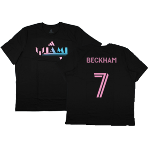 adidas (L) 2023-2024 Inter Miami Messi Miami 10 T-Shirt (Beckham 7) adidas (L) 2023-2024 Inter Miami Messi Miami 10 T-Shirt (Beckham 7)