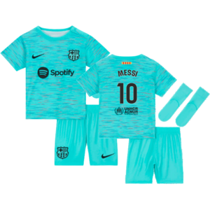 Nike (6-9 Months) 2023-2024 Barcelona Infants Baby Third Kit (Messi 10) Nike (6-9 Months) 2023-2024 Barcelona Infants Baby Third Kit (Messi 10)