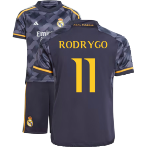 adidas (18-24 Months) 2023-2024 Real Madrid Away Mini Kit (Rodrygo 11) adidas (18-24 Months) 2023-2024 Real Madrid Away Mini Kit (Rodrygo 11)