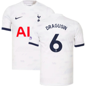 Nike (XS) 2023-2024 Tottenham Hotspur Home Shirt (Dragusin 6) Nike (XS) 2023-2024 Tottenham Hotspur Home Shirt (Dragusin 6)