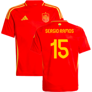 adidas (XXL) 2024-2025 Spain Home Shirt (Kids) (Sergio Ramos 15) adidas (XXL) 2024-2025 Spain Home Shirt (Kids) (Sergio Ramos 15)