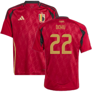 adidas (LB) 2024-2025 Belgium Home Shirt (Kids) (Doku 22) adidas (LB) 2024-2025 Belgium Home Shirt (Kids) (Doku 22)
