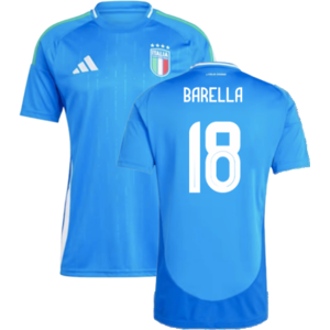 adidas (XL) 2024-2025 Italy Home Shirt (BARELLA 18) adidas (XL) 2024-2025 Italy Home Shirt (BARELLA 18)