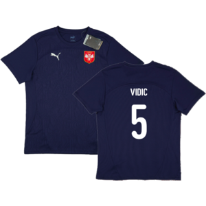 Puma (S) 2024-2025 Serbia Training Jersey (Navy) (Vidic 5) Puma (S) 2024-2025 Serbia Training Jersey (Navy) (Vidic 5)