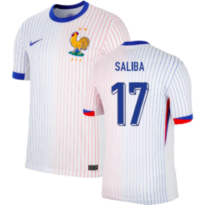 Nike (S) 2024-2025 France Away Shirt (Saliba 17) Nike (S) 2024-2025 France Away Shirt (Saliba 17)