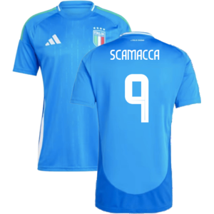 adidas (XL) 2024-2025 Italy Home Shirt (SCAMACCA 9) adidas (XL) 2024-2025 Italy Home Shirt (SCAMACCA 9)
