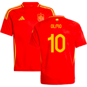 adidas (MB) 2024-2025 Spain Home Shirt (Kids) (Olmo 10) adidas (MB) 2024-2025 Spain Home Shirt (Kids) (Olmo 10)