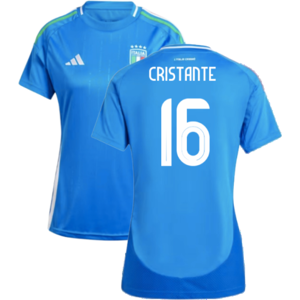 adidas (L) 2024-2025 Italy Home Shirt (Ladies) (CRISTANTE 16) adidas (L) 2024-2025 Italy Home Shirt (Ladies) (CRISTANTE 16)