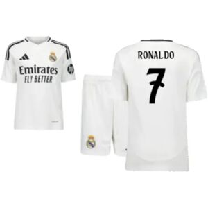 adidas (XXL) 2024-2025 Real Madrid Home Youth Kit (Ronaldo 7) adidas (XXL) 2024-2025 Real Madrid Home Youth Kit (Ronaldo 7)