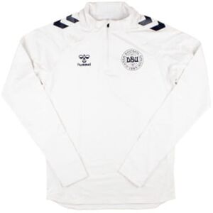 Hummel (M) 2024-2025 Denmark Pro Half Zip Sweat Top (White) Hummel (M) 2024-2025 Denmark Pro Half Zip Sweat Top (White)