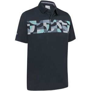 (M, Caviar) Callaway Golf Mens 2025 Optical 'C' Moisture Wicking Stretch Golf Po (M, Caviar) Callaway Golf Mens 2025 Optical 'C' Moisture Wicking Stretch Golf Po