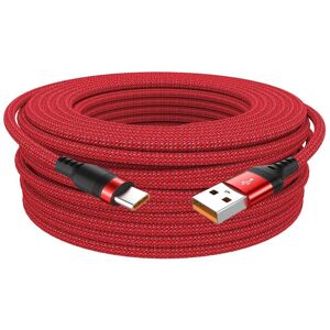 Unbranded (red, 3m) USB Type C Cable with 5A Fast Charge for Android, 3m-8m Unbranded (red, 3m) USB Type C Cable with 5A Fast Charge for Android, 3m-8m