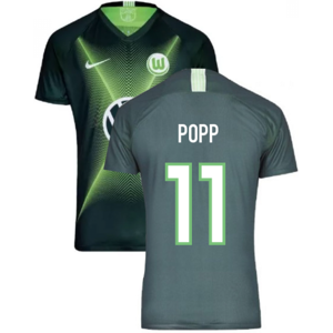(XL) 2019-2020 VFL Wolfsburg Home Nike Football Shirt (Popp 11) (XL) 2019-2020 VFL Wolfsburg Home Nike Football Shirt (Popp 11)