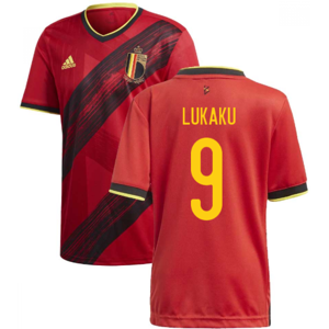 (XL) 2020-2021 Belgium Home Adidas Football Shirt (LUKAKU 9) (XL) 2020-2021 Belgium Home Adidas Football Shirt (LUKAKU 9)