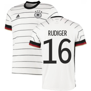 (3XL) 2020-2021 Germany Home Adidas Football Shirt (RUDIGER 16) (3XL) 2020-2021 Germany Home Adidas Football Shirt (RUDIGER 16)