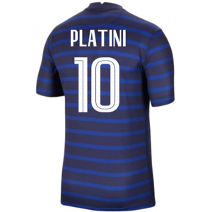 (XL) 2020-2021 France Home Nike Football Shirt (PLATINI 10) (XL) 2020-2021 France Home Nike Football Shirt (PLATINI 10)