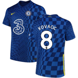 Nike (XXL) 2021-2022 Chelsea Home Shirt (KOVACIC 8) Nike (XXL) 2021-2022 Chelsea Home Shirt (KOVACIC 8)