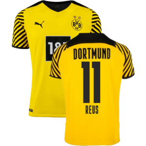 Puma (M) 2021-2022 Borussia Dortmund Authentic Home Shirt (REUS 11) Puma (M) 2021-2022 Borussia Dortmund Authentic Home Shirt (REUS 11)