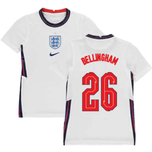 (MB) 2020-2021 England Home Nike Football Shirt (Kids) (Bellingham 26) (MB) 2020-2021 England Home Nike Football Shirt (Kids) (Bellingham 26)