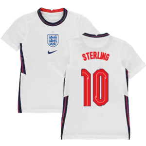 (MB) 2020-2021 England Home Nike Football Shirt (Kids) (Sterling 10) (MB) 2020-2021 England Home Nike Football Shirt (Kids) (Sterling 10)