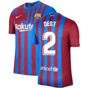 Nike (L) 2021-2022 Barcelona Home Shirt (DEST 2) Nike (L) 2021-2022 Barcelona Home Shirt (DEST 2)