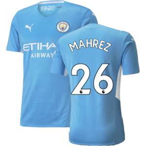 Puma (XXL) 2021-2022 Man City Authentic Home Shirt (MAHREZ 26) Puma (XXL) 2021-2022 Man City Authentic Home Shirt (MAHREZ 26)