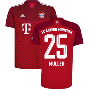 adidas (M) 2021-2022 Bayern Munich Home Shirt (MULLER 25) adidas (M) 2021-2022 Bayern Munich Home Shirt (MULLER 25)