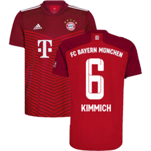 adidas (M) 2021-2022 Bayern Munich Home Shirt (KIMMICH 6) adidas (M) 2021-2022 Bayern Munich Home Shirt (KIMMICH 6)