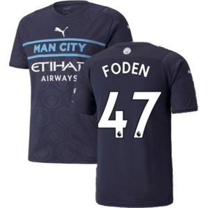 Puma (XXL) 2021-2022 Man City Third Shirt (FODEN 47) Puma (XXL) 2021-2022 Man City Third Shirt (FODEN 47)