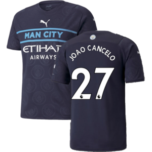Puma (XL) 2021-2022 Man City Third Shirt (JOAO CANCELO 27) Puma (XL) 2021-2022 Man City Third Shirt (JOAO CANCELO 27)