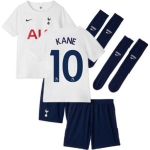 Nike (MB) Tottenham 2021-2022 Little Boys Home Mini Kit (KANE 10) Nike (MB) Tottenham 2021-2022 Little Boys Home Mini Kit (KANE 10)