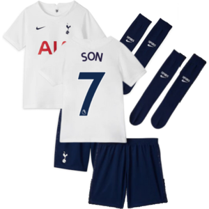 Nike (MB) Tottenham 2021-2022 Little Boys Home Mini Kit (SON 7) Nike (MB) Tottenham 2021-2022 Little Boys Home Mini Kit (SON 7)