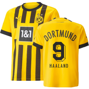 Puma (SB) 2022-2023 Borussia Dortmund Home Shirt (Kids) (HAALAND 9) Puma (SB) 2022-2023 Borussia Dortmund Home Shirt (Kids) (HAALAND 9)